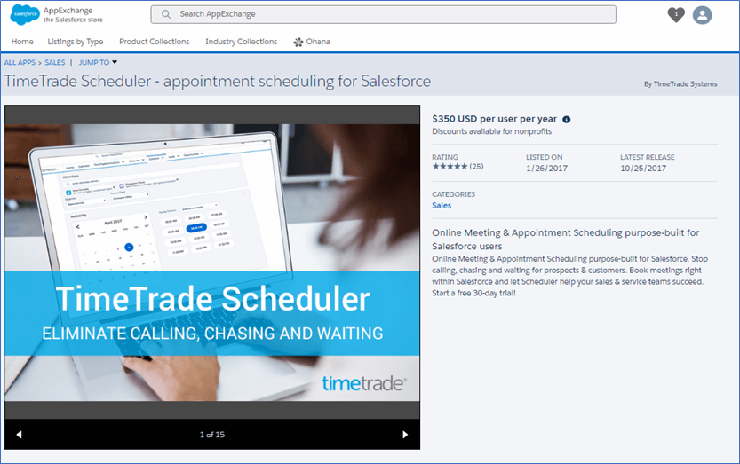 Scheduler for Salesforce on the AppExchange