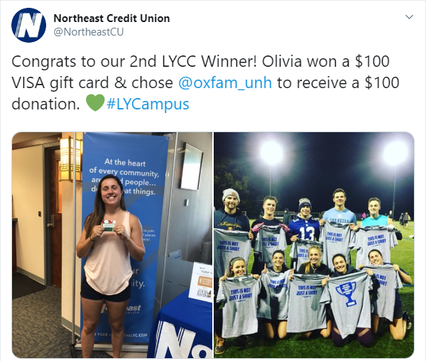Northeast Credit Union social media contest