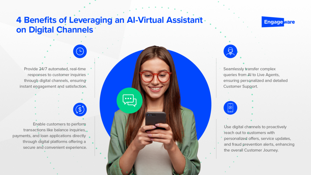 four benefits of leveraging an ai-virtual assistant on digital channels