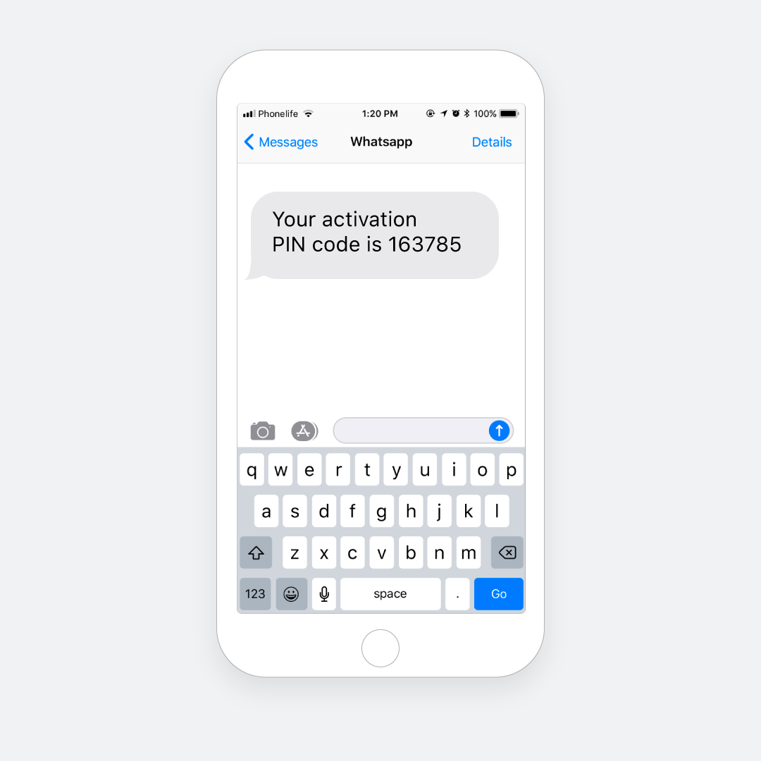 código pin whatsapp