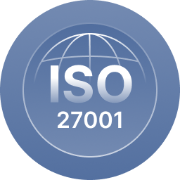 ISO 27001 security badge