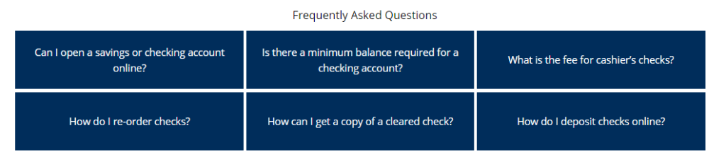 banking frequently asked questions
